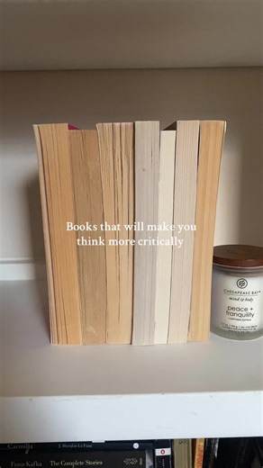 Books that will help you become a critical thinker #booktok #bookrecommendations #books #foryoupge #fyp