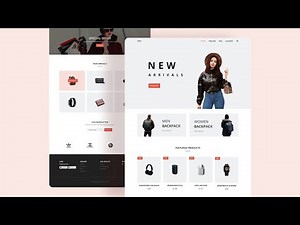 Responsive Ecommerce Website 🛒 Using HTML CSS JAVASCRIPT | Mobile First