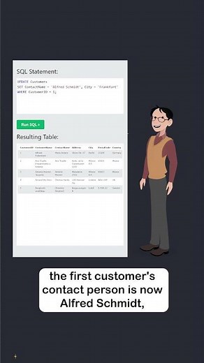 SQL UPDATE - Part 2 - Examples #sql #programming #w3schools