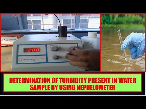 Determination of Turbidity of Water by using Nephelometer