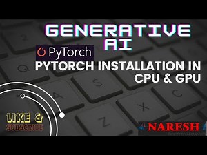 How to PyTorch Installation in CPU and GPU | Windows | PyTorch Tutorial | NareshIT