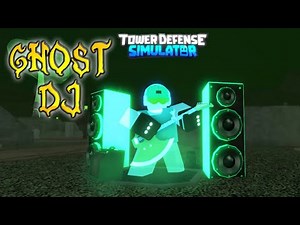 GHOST DJ TDS👻 | tds skin showcase ghost dj | roblox | tds skins