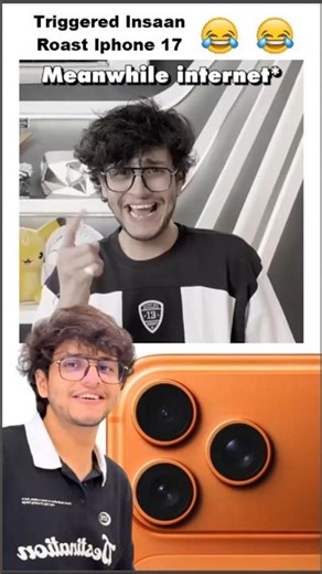 Triggered Insaan Roasts Iphone 17 😱 #shorts #triggeredinsaan