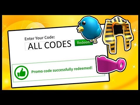 ALL ROBLOX PROMO CODES! (2014 - 2020)