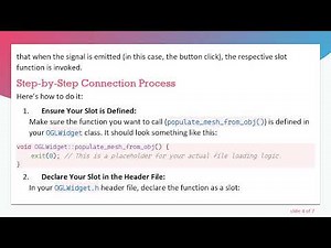 How to Connect Qt Signals and Slots Using QT Designer and Visual Studio