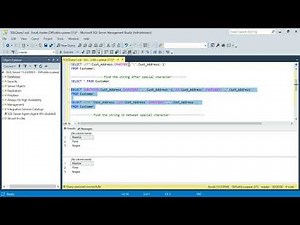 7| SQL Tutorial| How to find string before, after and in between special character using SQL query