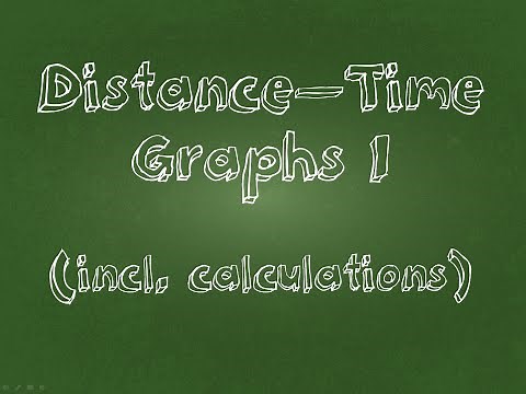 Distance Time Graphs