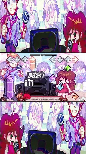 Friday Night Funkin' Girlfriend Mixes (#fnfmod) Senpai VS GF in Roses (GF MIX)