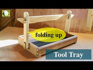 取っ手を畳める道具箱を作る／Making a tool tray