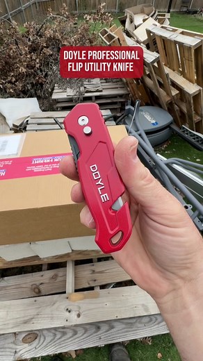The DOYLE Professional Flip Utility Knife! #fyp #utilityknife #knives #tools #harborfreight #giftidea @Harbor Freight