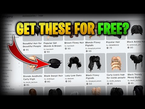 How To Get FREE ITEMS In Roblox Marketplace! (2021)