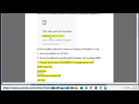 Fix Localhost refused to connect in Chrome on Windows 11