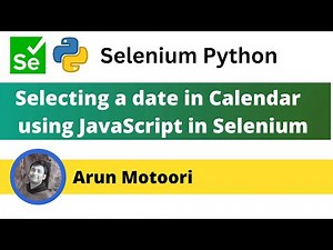 Selecting a date in Calendar field using JavaScript in Selenium (Selenium Python)