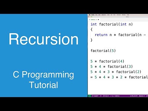 Recursion | C Programming Tutorial