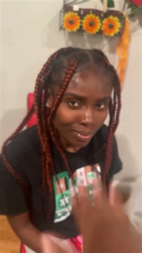 Copper Jumbo Knotless Braids Transformation! 🧡✨💆🏾‍♀️ #KnotlessBraids #HairTransition #Braids