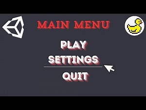 How to Create a Simple Main Menu in Unity Engine | Beginner Tutorial
