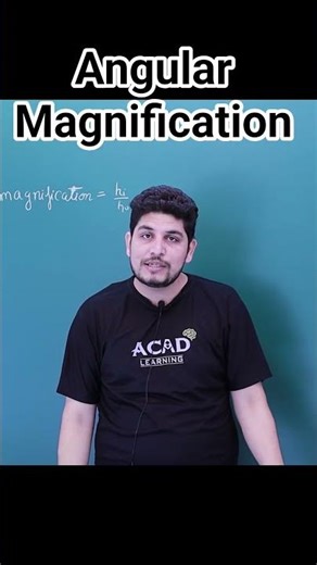 Concept of angular Magnification #neetphysics #rayopticsphysics #humaneyeandcolorfulworld