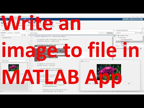 How to save image matrix to a JPG file using IMWRITE from MATLAB App Designer?