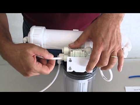 How to install an automatic shut of valve on your reverse osmosis system