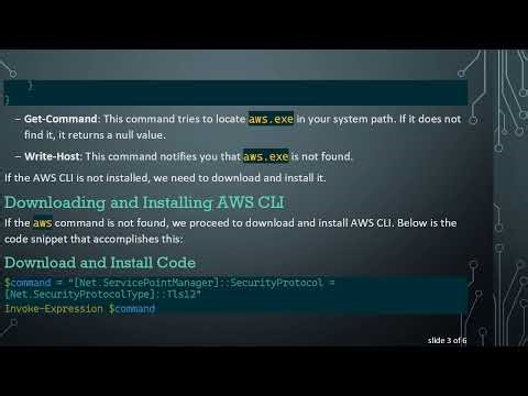 How to Easily Install AWS CLI Using PowerShell Script