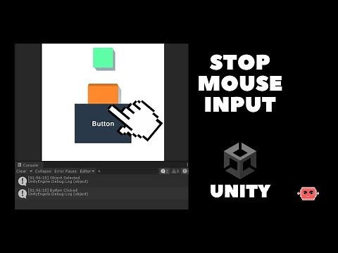 How to Stop Mouse Input through UI in Unity