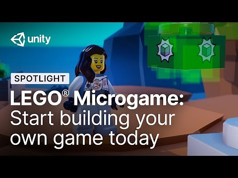 Create games with virtual LEGOⓇ bricks in the LEGO Microgame | Unity