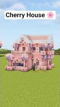 Cute Cherry House in MINECRAFT! 🏠🌸