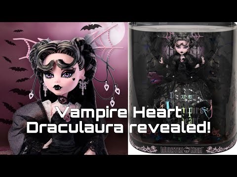 MONSTER HIGH NEWS! Vampire Heart Draculaura revealed! Release date, price and preorders open!