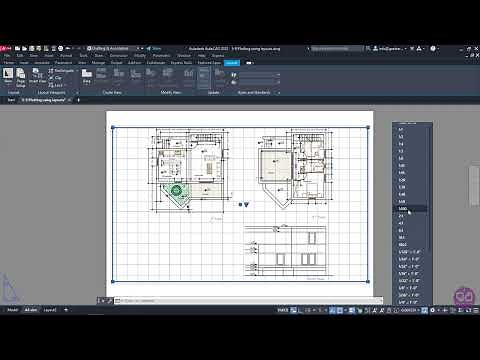 5-10 How to Plot a Drawing layout in AutoCAD (AutoCAD 2023)