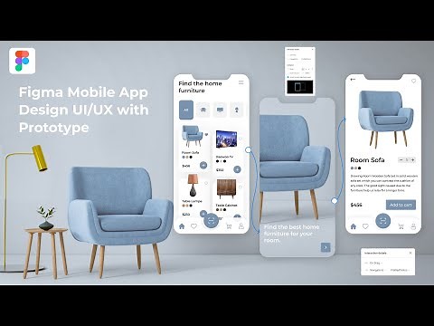 Figma Mobile App Design Tutorial | Mobile App Design UI/UX with Prototype