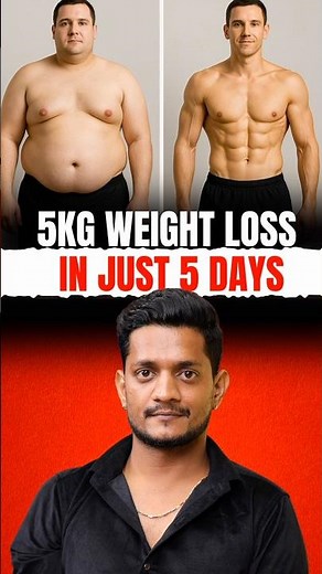 Lose 7.5 Kg in 5 Days Naturally | 100% Result Challenge by Manmohan Yogi.