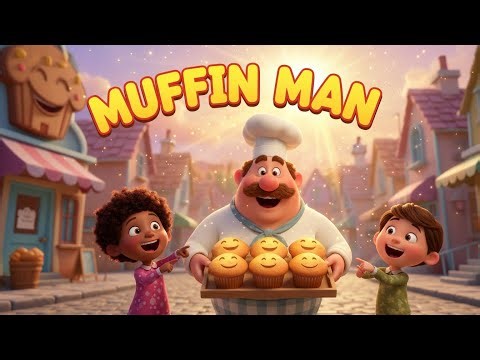 The Muffin Man | Sing along | Kids Nursery Rhyme
