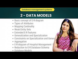 Data Models in DBMS - Types & Examples (Unit 2)- Full Course for Beginners