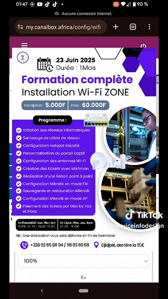 comment changer le mot de passe Wi-Fi de canalbox #canalbox #internet #fibre #mikrotik #tiktok_togo🇹🇬 #universtogo🇹🇬🇹🇬 #mikhmon #televisionsatelital #antenneparabolique #domotique #intelligencearticielle #imprimante3d #arduino #programming #wifipassword #reseaux #formation #informatique #tiktokcentrafrique🇨🇫 #tiktokgabon🇬🇦tiktok #tiktokcongokinshasa🇨🇩🇨🇩🇨🇩 #tiktokmali🇲🇱223 #tiktokburkinafaso🇧🇫🇧🇫🇧🇫🇧🇫 #tiktokcotedivoire🇨🇮 #tiktokbeninois🇧🇯