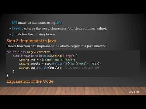 Extracting Internal Values from Regex in Java