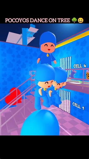 pocoyo dance on tree 🌳😆#roblox #dance #trending