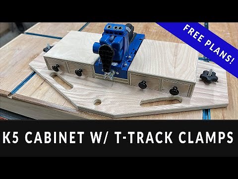 Kreg Jig K5 Storage Cabinet | DIY | How to | FREE PLANS! | Woodworking Projects