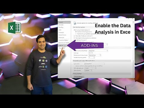 How To Enable the Data Analysis in Excel