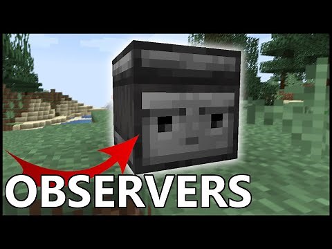 How To Use OBSERVERS In Minecraft