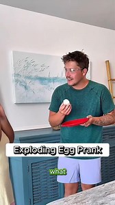 94K views · 2.6K reactions | Exploding egg 讀 prank 藍藍#scareprank #jumpscare #fun #family #fypchallenge | Prank Us Lol | Facebook