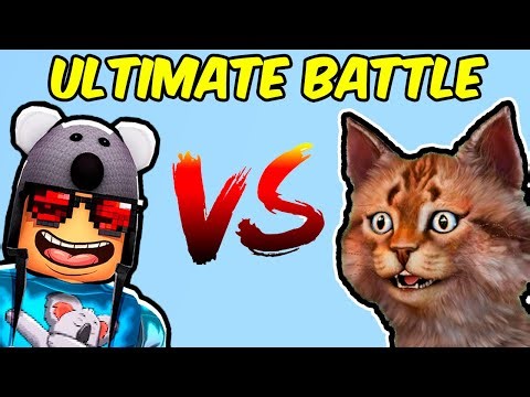 KOALA VS CAT CHALLENGE in Roblox! (MOVIE)