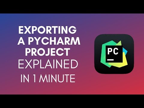 How To Export A PyCharm Project (2025)