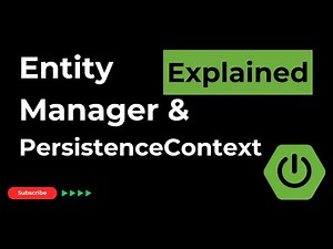 Spring Boot EntityManager : Understanding Persistence Context and Key Methods