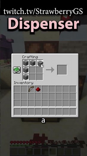 Dispenser - Short Shorts by StrawberryGS - Minecraft Crafting Recipe #1.21