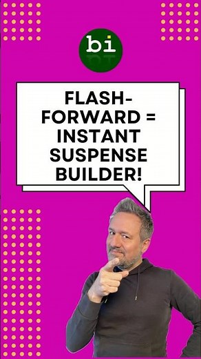 Flash-Forward Explained: The Tool That Builds Suspense Instantly ⏩😱 #writingtips #storytelling