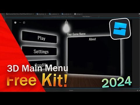 🎮 Crée un MENU DE JEU STYLÉ sur Roblox Studio ! (Facile & Pro)