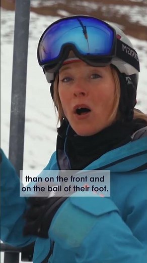 Intermediate vs Advanced Skiers | #shorts