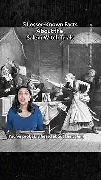 5 surprising facts about the Salem Witch Trials 📚 #SundayScaries #Witches #TruthBehindtheTrials