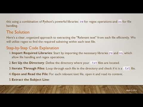 Extracting Relevant Text from Text Files in Python