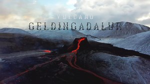 'Drone Footage of Volcano Eruption in Iceland | Geldingadalir'